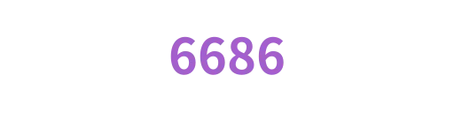 6686